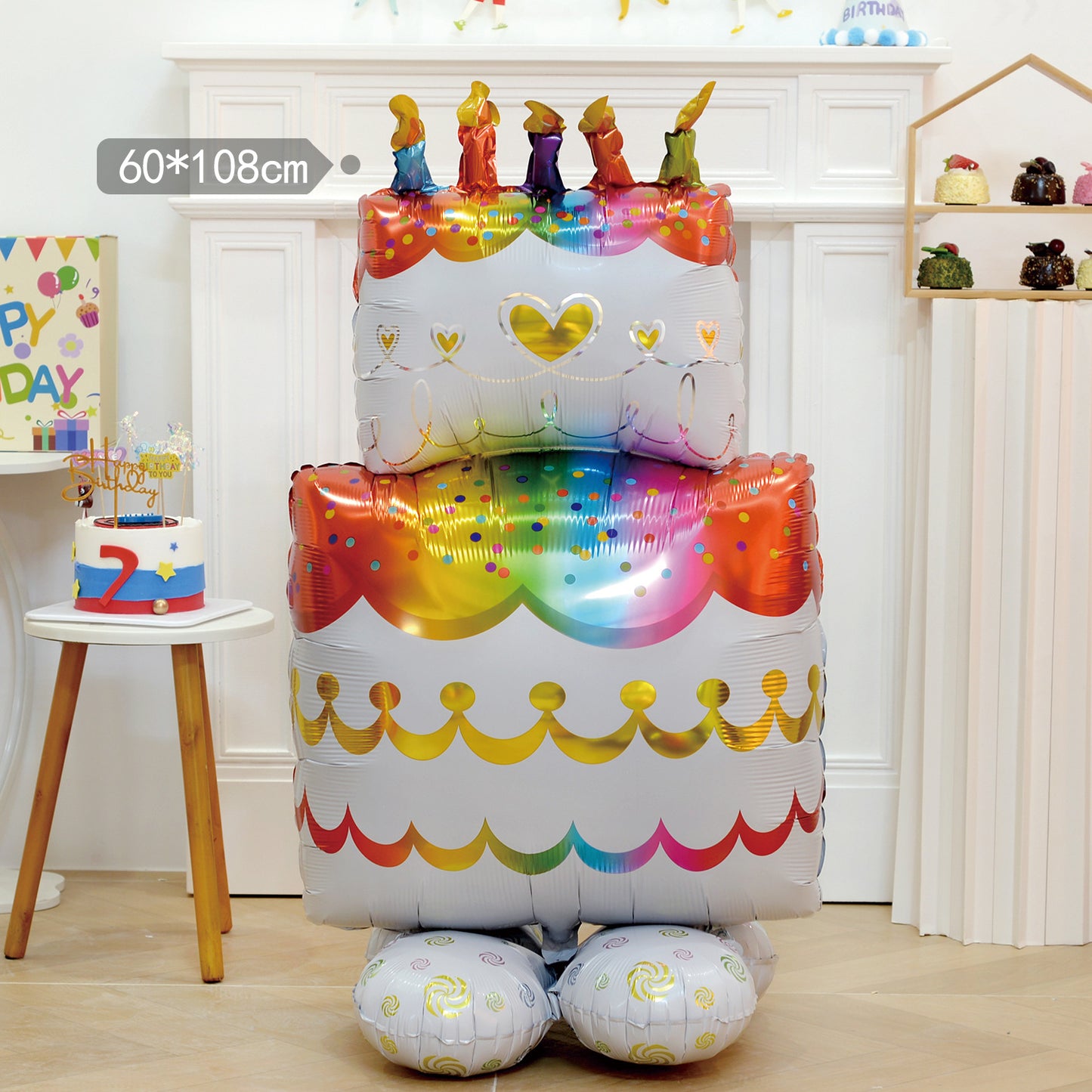 Large Cartoon Aluminum Film Balloon Standing Base Party Min.50PCS