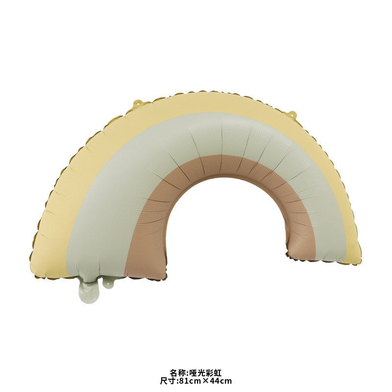 Billion Balloons Matte Frosted Car Airplane Teddy Bear Aluminum Film Balloon Min.50PCS