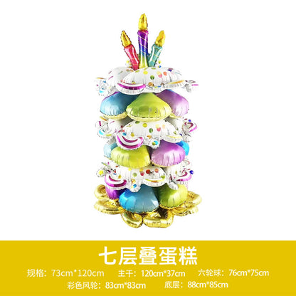 Christmas Tree Bear Candle Cake Combination Gift Set Min.50pcs