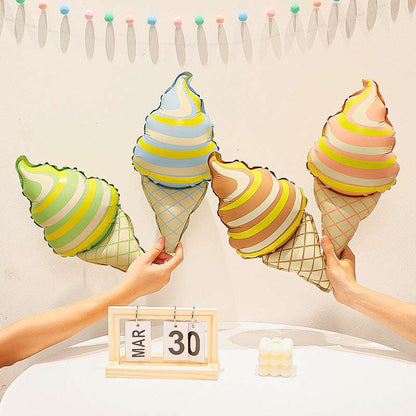 Billion Balloons INS Style Matte Bear Cake Aluminum Film Balloons