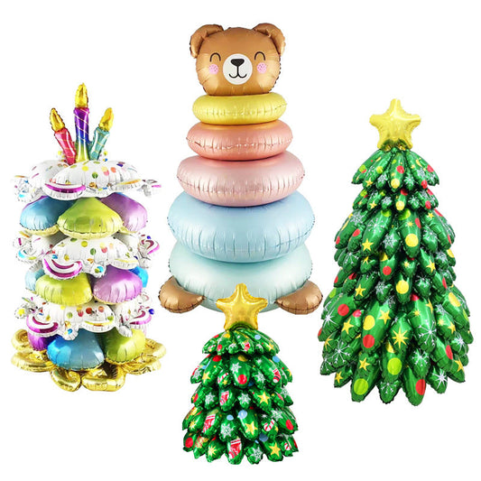 Christmas Tree Bear Candle Cake Combination Gift Set Min.50pcs