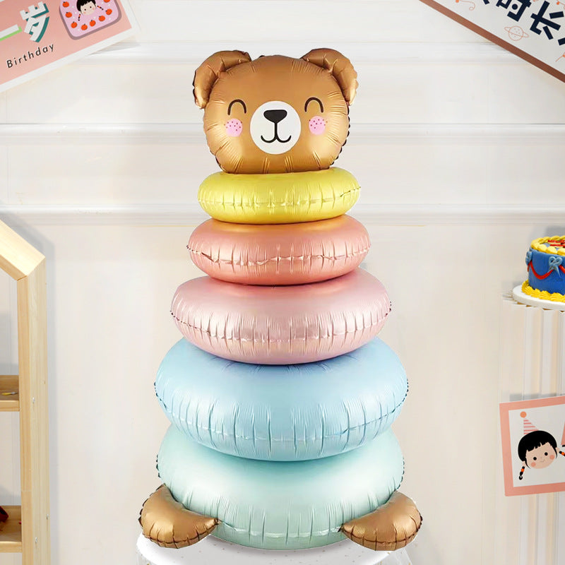 Christmas Tree Bear Candle Cake Combination Gift Set Min.50pcs