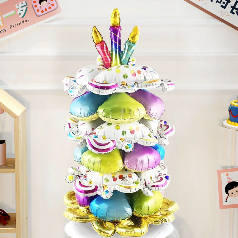 Christmas Tree Bear Candle Cake Combination Gift Set Min.50pcs
