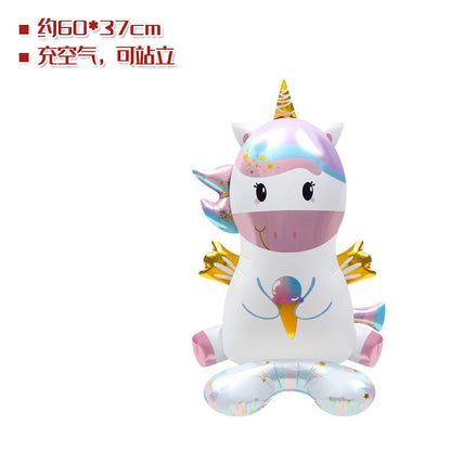 Toys Balloon Romantic Cute Oversized Unicorn Cartoon Aluminum Balloon