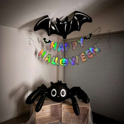 Billion Ballons Halloween Decoration Balloon 3D Large Spider Aluminum Foil Balloon