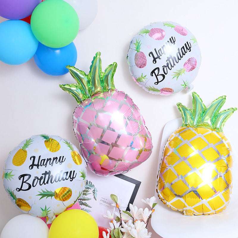 Billion Balloons Summer Fruit and Vegetable Aluminum Fruit Balloon