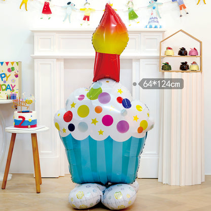 Large Cartoon Aluminum Film Balloon Standing Base Party Min.50PCS