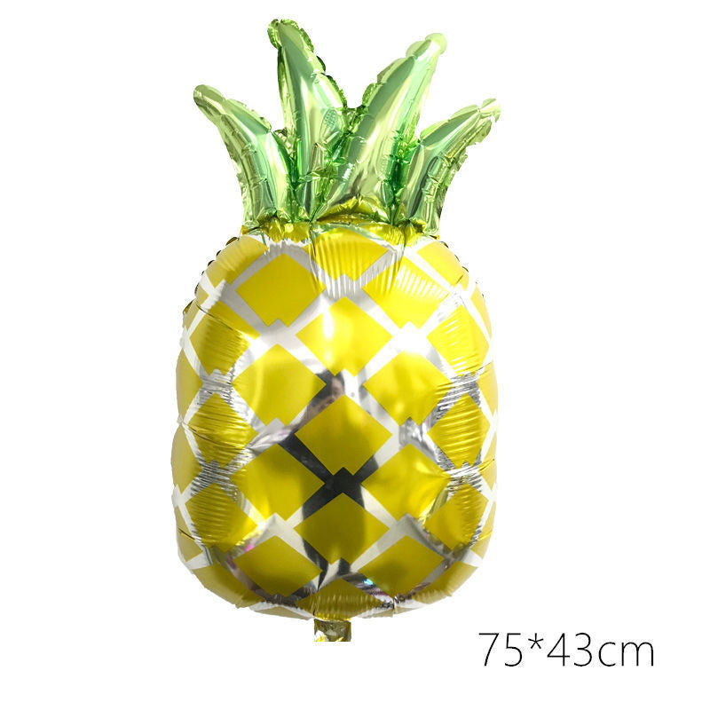 Billion Balloons Summer Fruit and Vegetable Aluminum Fruit Balloon - 50PCS