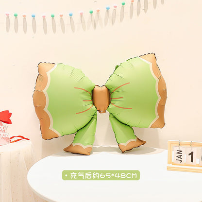Billion Balloons INS Style Matte Bear Cake Aluminum Film Balloons Min.50PCS