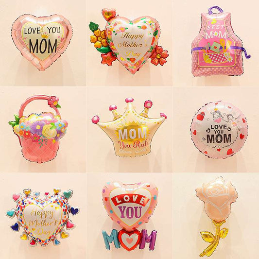 Mother's Day Decorative Aluminum Foil Balloons