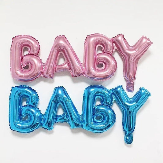 English Letter Balloon for Digital Party Aluminum Foil Decor 80*30cm Min.50PCS
