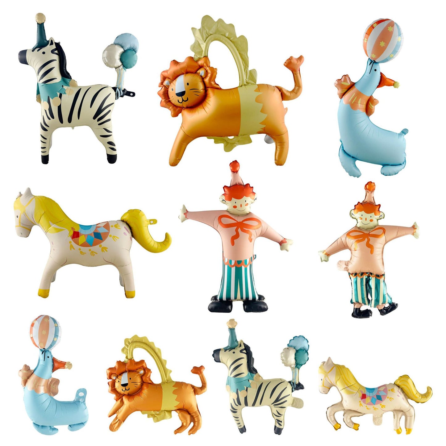 Wholesale Aluminum Foil Horse Balloons Birthday Min.50PCS