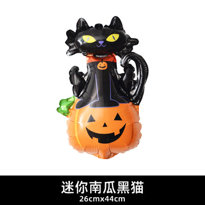 Mini Halloween Decor Balloons Ghost Festival Bat Pumpkin Skull Film Min.100PCS