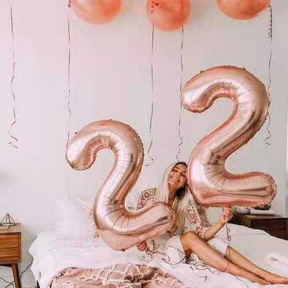 Billion Balloons 32 Inch Aluminium Foil Number Decoration Number Balloon Party Supplies