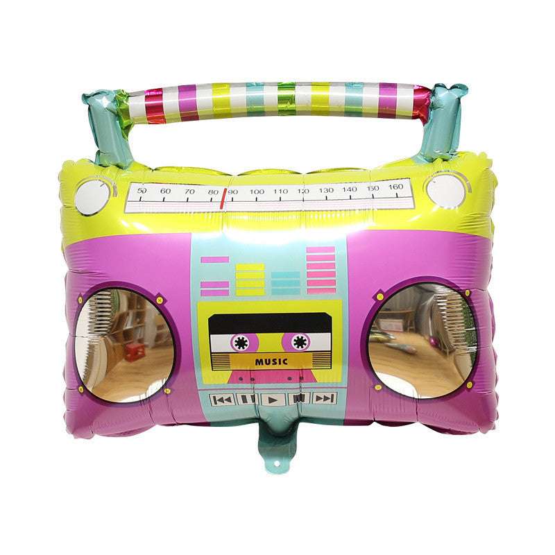 Billion Balloon Photography Camera Microphone Radio Skate Aluminum Foil Balloons