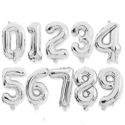 Billion Balloons 32 Inch Aluminium Foil Number Decoration Number Balloon Party Supplies