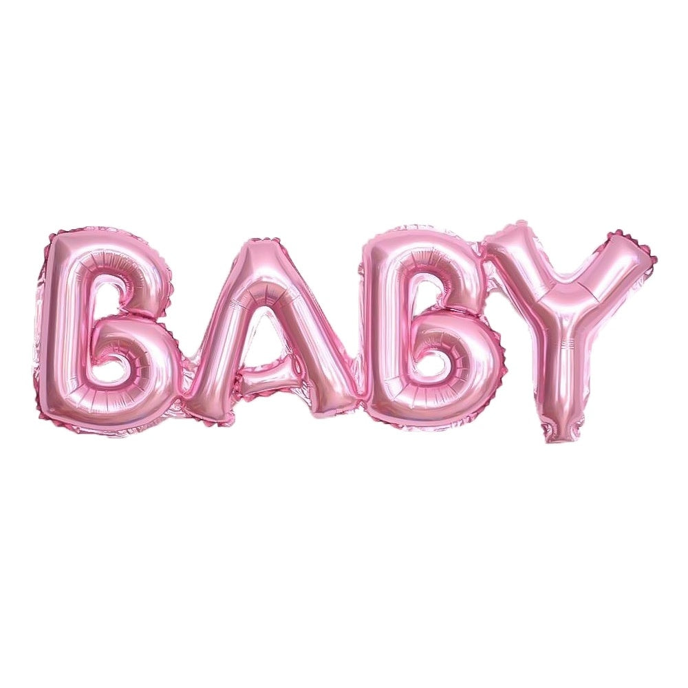English Letter Balloon for Digital Party Aluminum Foil Decor 80*30cm Min.50PCS