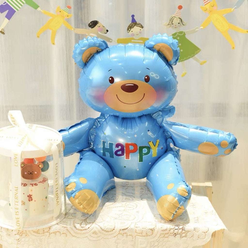 Billion Balloons 2/3Feet Teddy Bear Cakes Foil Balloon