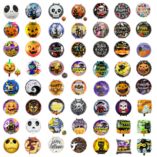 18 Inch Balloon Skull Bat Spider Pumpkin Halloween Decor Min.50PCS