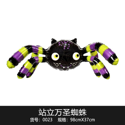 120cm Halloween Party Balloon Witch Skeleton Spider Base Min.50PCS