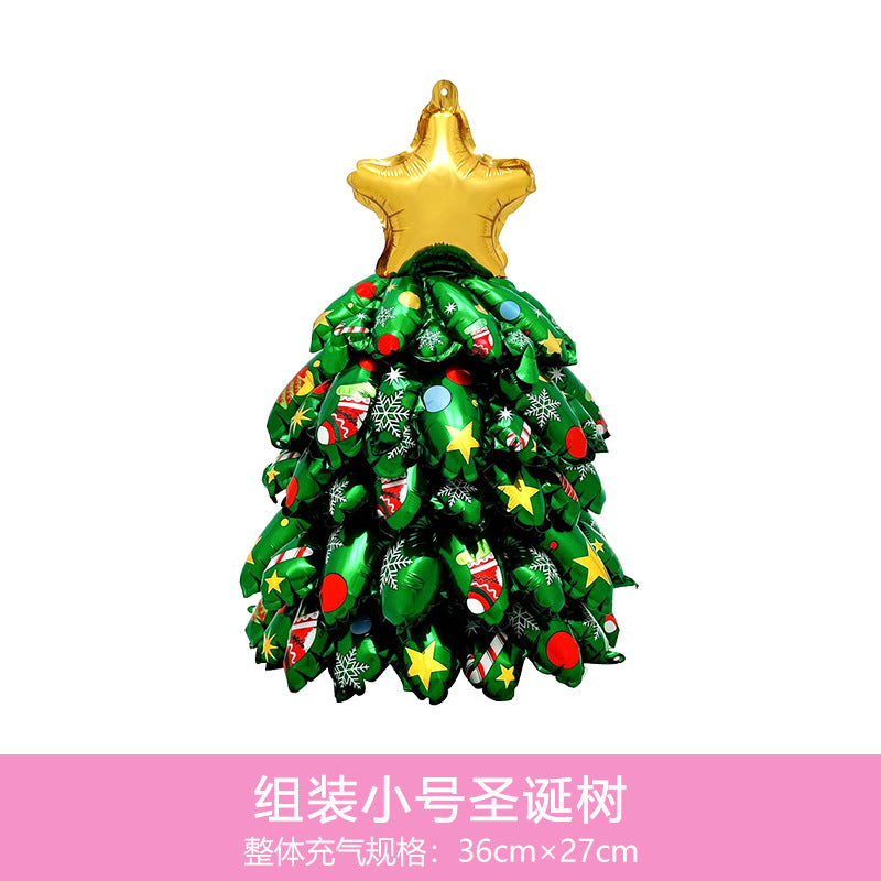 New Christmas 3D Santa Reindeer Aluminum Foil Balloons Min.50PCS
