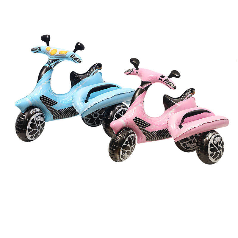 3D Standing Motorcycle Balloon for Birthday Party Decor | Realistic Foil Balloon
